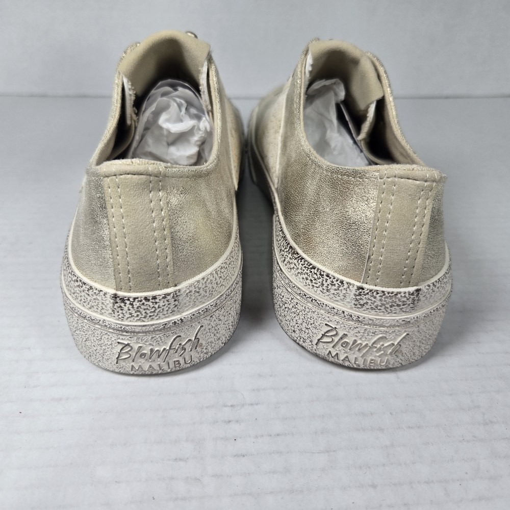 Blowfish Malibu Walk On Soft Gold Tennis Shoe Sneakers Size 7M - Picture 7 of 11